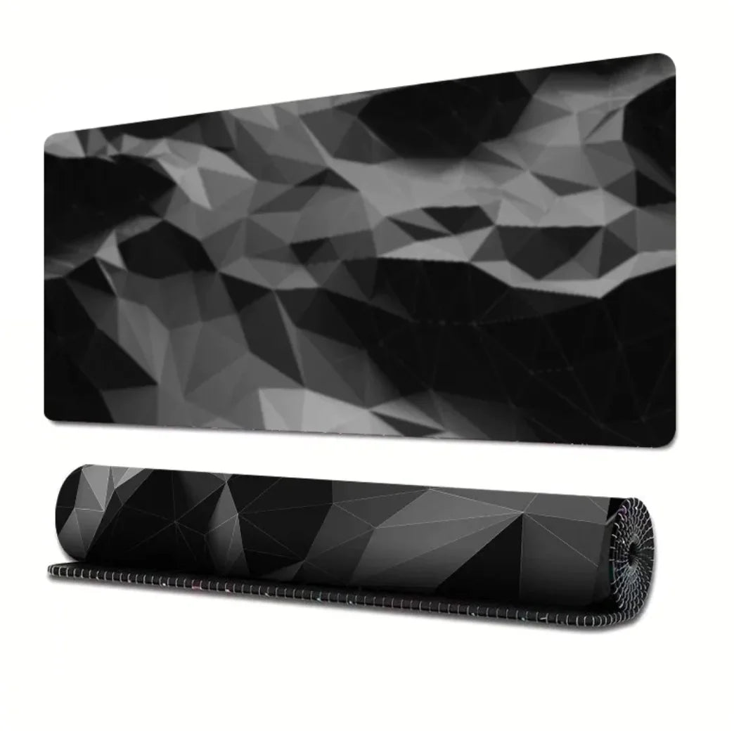 Extended Gaming Mouse Pad with Line Design